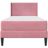  Okvir kreveta s madracem Ružičasta 90 x 190 cm Baršun | shoptok.hr