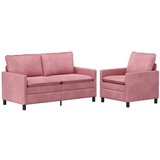 Set sofe 2 pcs Ružičasta Baršun | shoptok.hr