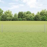  Zavarena žičana ograda s postom 10 x 0,4 m Srebrna Mreža | Shoptok.si
