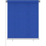 vidaXL Vanjska roleta za zamračivanje 120 x 140 cm plava HDPE | shoptok.hr