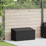  Vrtna kutija za pohranu crna 110x50x58 cm poli ratan | shoptok.hr