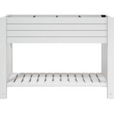  Povišena vrtna gredica bijela 110 x 45 x 79 cm od polipropilena | Eponuda.com