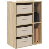  Strani šal s predalom Sonoma hrast 60 x 33,5 x 84 cm, (5000233780) | Shoptok.si