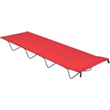  Krevet za kampiranje 180x60x19 cm od tkanine i čelika crveni | shoptok.hr