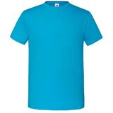 Fruit Of The Loom Blue Iconic Combed Cotton T-shirt with Sleeve cene