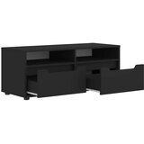 TV ormarić VISNES crni 100x40x38 cm izrađeno drvo | shoptok.hr