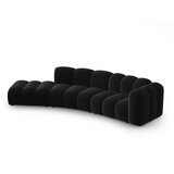 Micadoni Home Antracitno siva kotna sedežna garnitura (desni kot) Lupine – | Shoptok.si