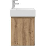  Jedinstveni ormar za kupaonicu s umivaonikom Hrast artisan | shoptok.hr