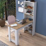  HA106 - 2493 WhiteWalnut Study Desk cene