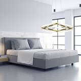 Toolight moderna led stropna svjetiljka + pilot App794-CP ravno zlato | shoptok.hr