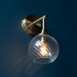  Endon 103173 - Zidno svetlo ALLEGRA 1xE14/7W/230V mesing/proziran | Eponuda.com