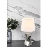  Stolna lampa u srebrnoj boji s tekstilnim sjenilom (visina 28 cm) Abeba – | shoptok.hr