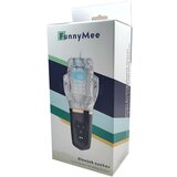 Funny Me Rocket Cup - usisno-vibrirajući masturbator (prozirno-crni) | shoptok.hr