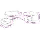  3-dijelni set sofa s jastucima sivi od umjetne kože | shoptok.hr