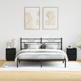 Noćni ormar s ladicama 2 pcs Crni hrast 39 x 34,5 x 50 cm | shoptok.hr
