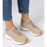 Gemre Beige Women's Sports Sneakers Samara | shoptok.hr