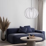 Candellux Lighting Bijela viseća svjetiljka s tekstilnim sjenilom ø 52 cm Mellow – | shoptok.hr