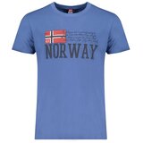 Norway 1963 Muška Majica Kratkih Rukava Plava | shoptok.hr