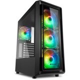  Kućište SHARKOON gaming, TK4 RGB, ATX, ventilator 4x120mm Addressable RGB | Eponuda.ba