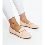 Gemre Beige loafers with decorative buckle Paddy | Shoptok.si