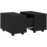  Stolić za kavu crni 60 x 60 x 38 cm od iverice | shoptok.hr