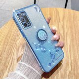 INORCO Ovitek za telefon z bleščečim cvetličnim vzorcem za Samsung Galaxy Note20/Note20 5G Ring Kickstand Gradient TPU Cover, (22037143) | Shoptok.si