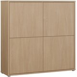 CARRYHOME Visoka Komoda Alice, Barva Hrasta Cene