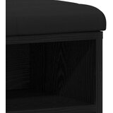 vidaXL klop za čevlje Črn hrast Iverna plošča 80 x 30 x 48 cm | Shoptok.si