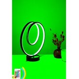 Opviq stona lampa cezanne black multicolor light
