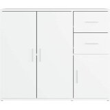  Komoda bijela 91 x 29,5 x 75 cm od konstruiranog drva | shoptok.hr