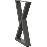  Noge za blagovaonski stol 2 kom. antracit 50 x (72-73,3) cm čelik | shoptok.hr