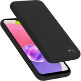 Cadorabo Ohišje je združljivo z Samsung Galaxy A03s in tekoča črna barva - Zaščitni ovitek iz prožnega silikona TPU, (20859842) | Shoptok.si