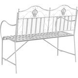  Vrtna klupa Antič White 103,5 x 59 x 89 cm Čelik | shoptok.hr