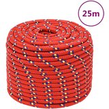 vidaXL Vrv za čoln rdeče 12 mm 25 m polipropilen Cene