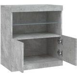  Komoda s LED svjetlima siva boja betona 60,5x37x67 cm | Eponuda.ba