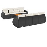  9-dijelni set vrtnih sofa s jastucima od poliratana | shoptok.hr