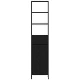  Kupaonski ormar Crni hrast 40 x 30 x 180 cm Konstruirano drvo | shoptok.hr