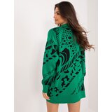 BADU Cardigan-BA-SW-12038.20-black-green | Shoptok.si