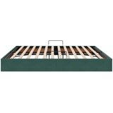  Otomanski krevet s pohranom Tamnozelena 200 x 200 cm Baršun | Eponuda.com