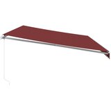 Tenda na ručno uvlačenje bordo 600 x 350 cm | shoptok.hr