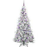 vidaXL Umjetno božićno drvce s nogom s stalakom Zelena 180 cm PE i PVC | shoptok.hr