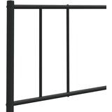  Metalno zamjensko uzglavlje crno 107 cm | shoptok.hr