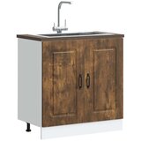  Donji ormarić za sudoper Kalmar boja hrasta 80x46x81,5cm drveni | shoptok.hr