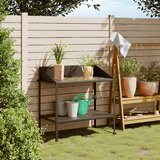 vidaXL Stojalo za rastline antracit 100x54,5x100 cm pocinkano jeklo | Shoptok.si