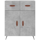  Komoda siva boja betona 69,5x34x90 cm od konstruiranog drva Slike