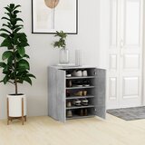vidaXL ormarić za cipele siva boja betona 60 x 35 x 70 cm od iverice Cijene