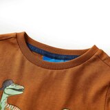  Dječja majica s dugim rukavima boja konjaka 104 | shoptok.hr