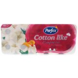 Perfex cotton like comfort line troslojni toalet papir 10 komada Cene