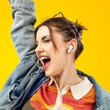Niceboy pins 4 - bežične slušalice sa anc 400 mah + 2x 50 mah IPX4 bela | Eponuda.com