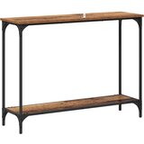  Konzolna stolica s policom Staro drvo 101 x 30.5 x 75 cm | shoptok.hr